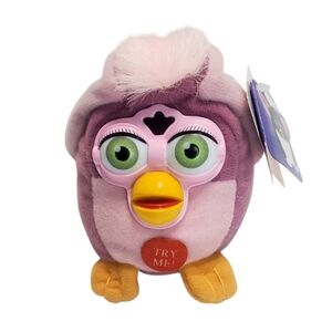 VINTAGE 90'S FURBY SMALL 10cm / 4" PLUSH KEY CHAIN